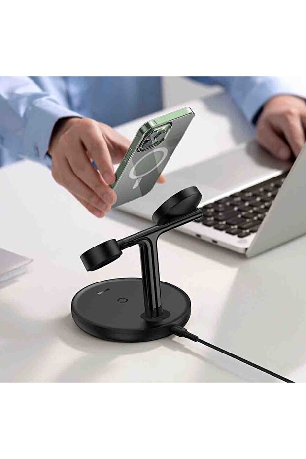 3in1 Wireless Fast Charge Dock Station - 2