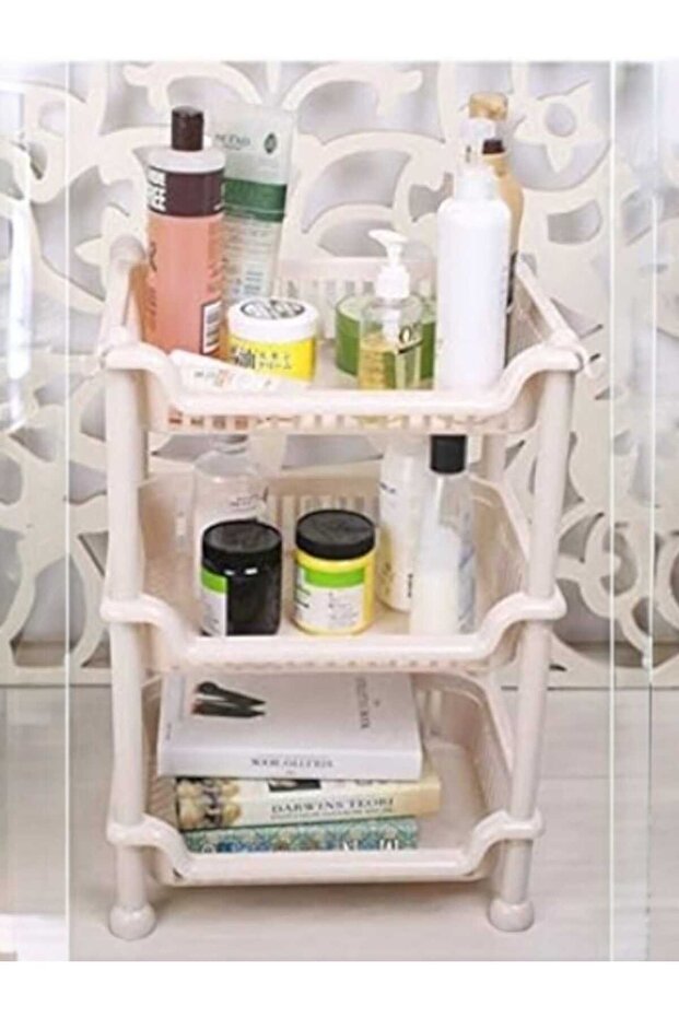 NA2 3 Level Vegetable Fruit Storage Basket (Rose)