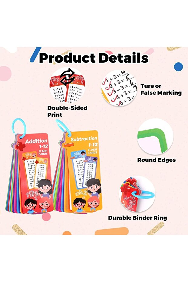 Math Flash Cards Set - 2