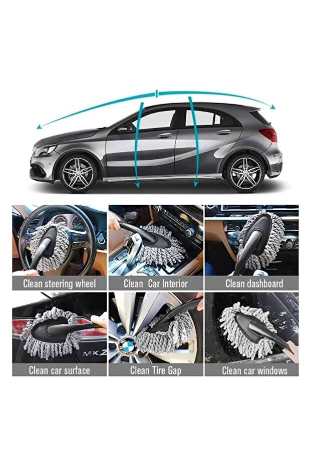 Set de 9 perii pentru spălarea mașinii - 2