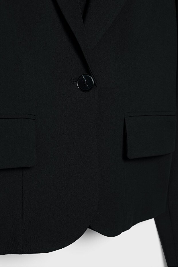 Kısa blazer ceket - 8
