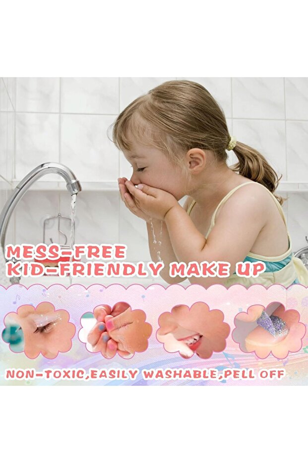 Washable Makeup Toy Set - 5