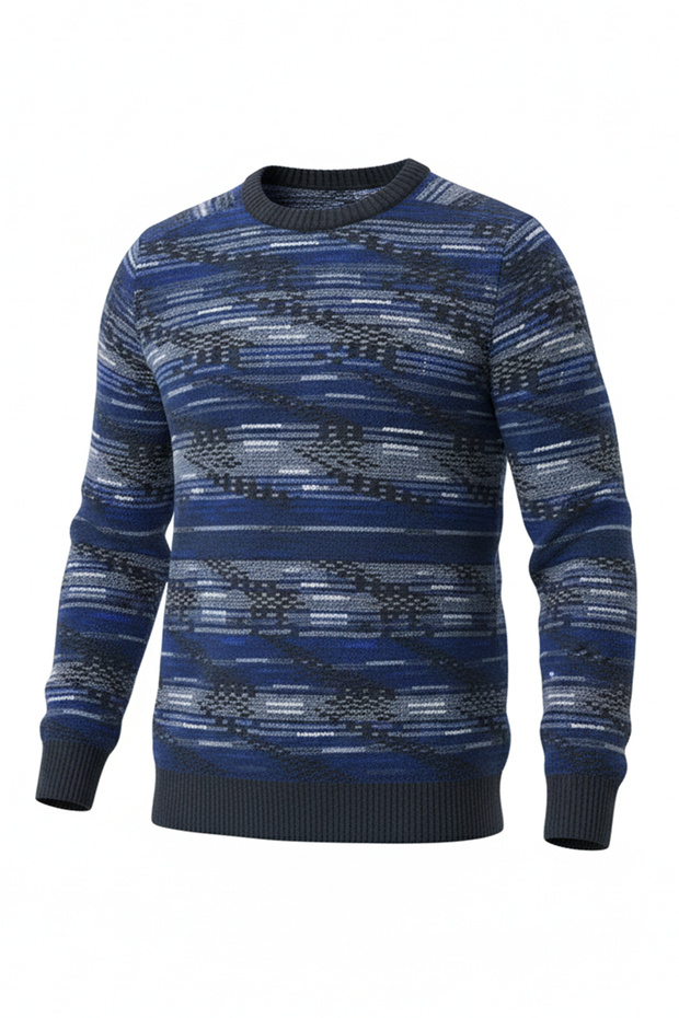 Erkek Bisiklet Yaka Kazak - 4