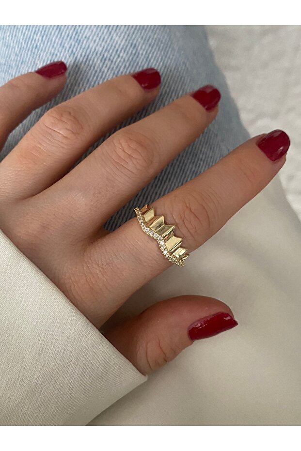 Limited Edition - Zircon Stone Bottom Adjustable Women's Ring