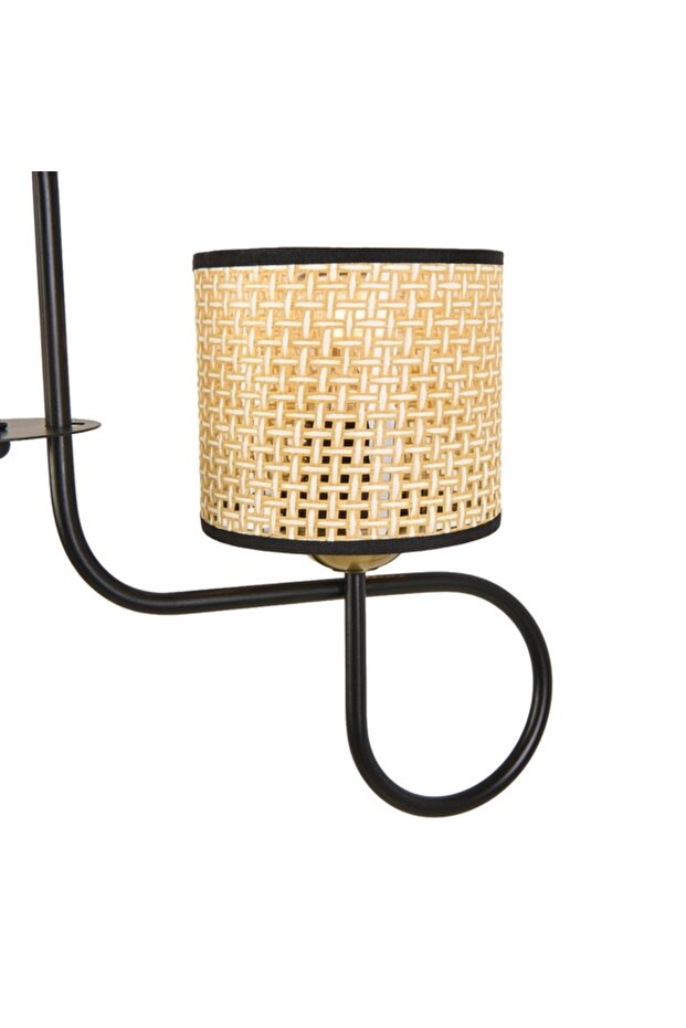 Palermo 3'lü Sarkıt Avize - Siyah / Krem - 4