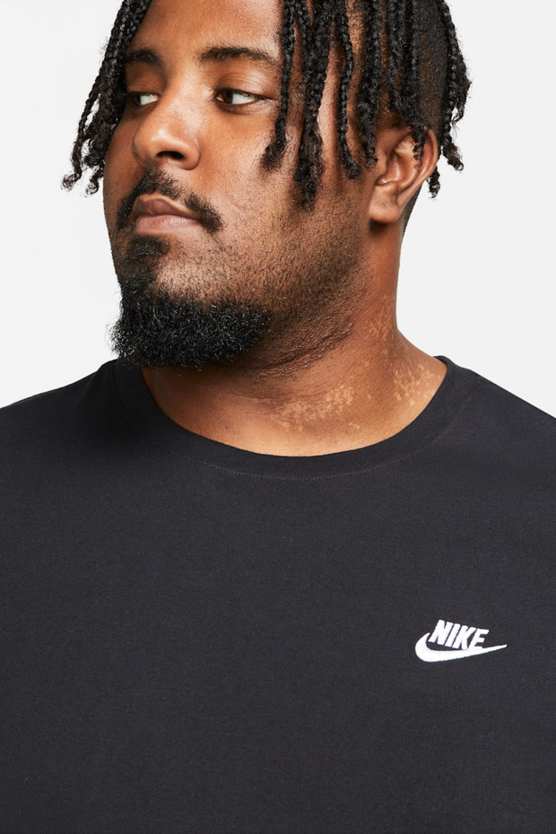 NSW Club Tee férfi hosszú ujjú sportpóló fekete AR5193-010 - 7