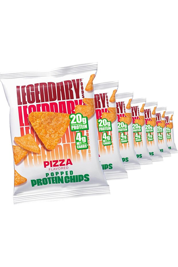 Foods 20gr Protein Chips - Keto Friendly and Gluten Free Crispy Tortilla Shaped Chips - Ta