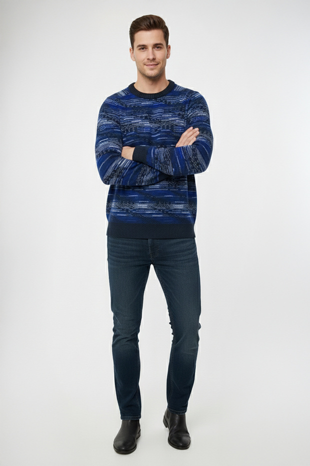 Erkek Bisiklet Yaka Kazak - 2