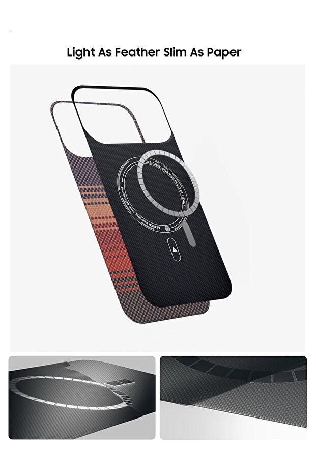 جراب كيفلر فاخر لهاتف آيفون 17 برو - 3