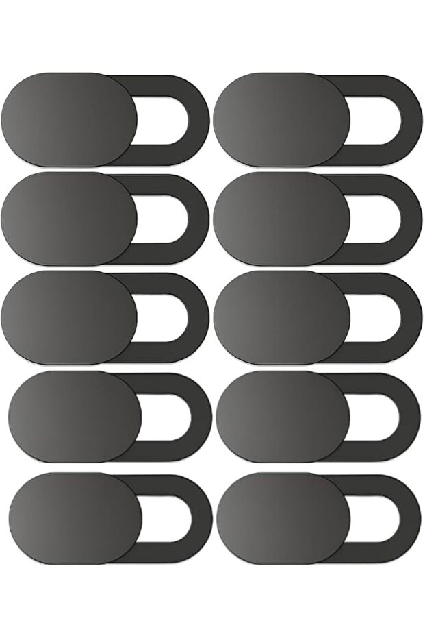 10 Pack Webcam Cover Slide for Laptop, Smartphone & Tablet, Metal Camera Lens Privacy Cover Sticker
