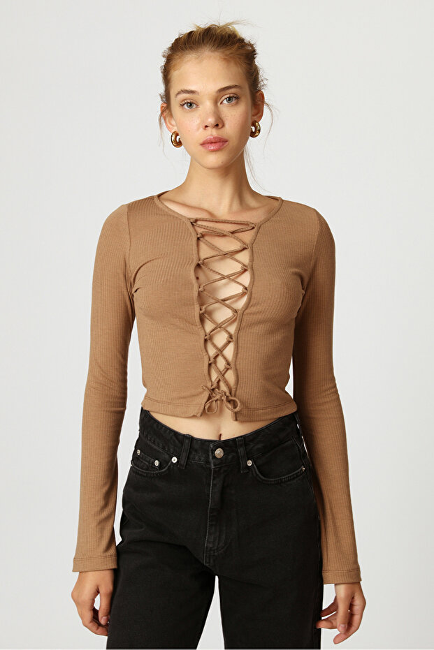 Önden Bağlamalı Bluz - 2