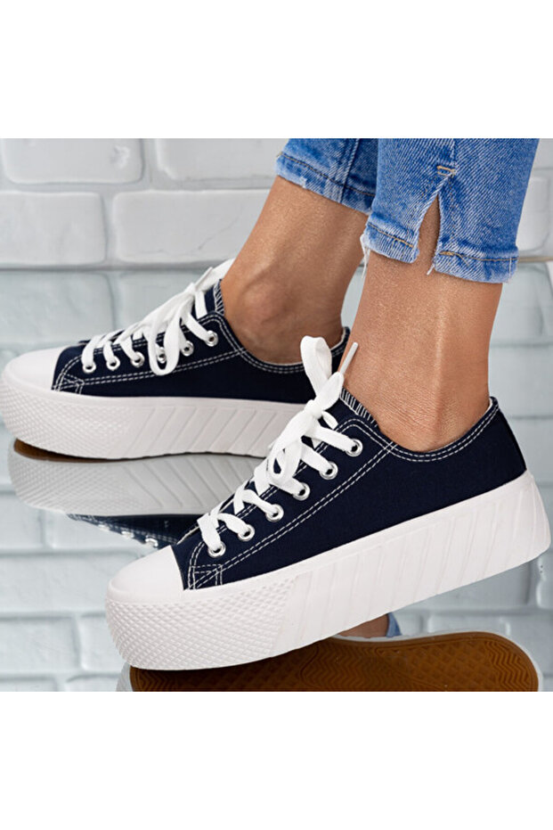 Sneakersi dama din material textil Stefania - 1