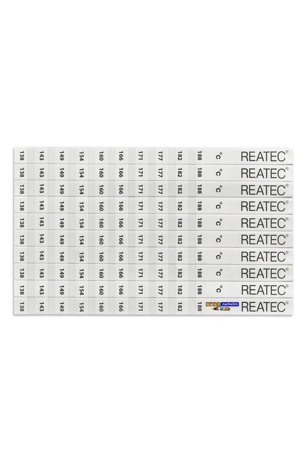 Reatec Temperature Measurement Sticker Heat Meter Measuring Range 138 ° C - 188 ° C (10Pcs)