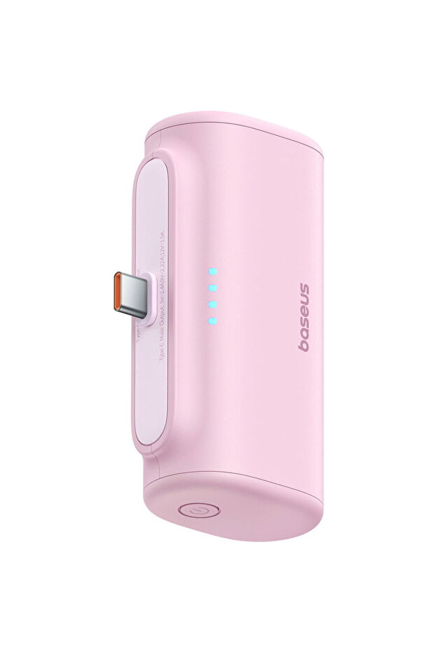 20W 5000mAh + Cablu Type-C Roz - 3