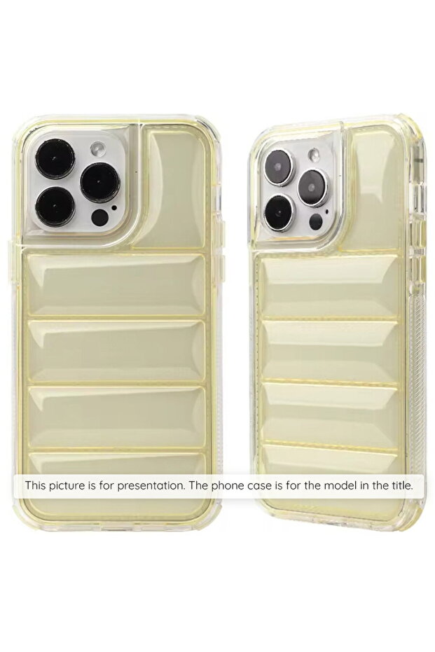 Case for iPhone 15 Plus - Wave Shield - Yellow - 1