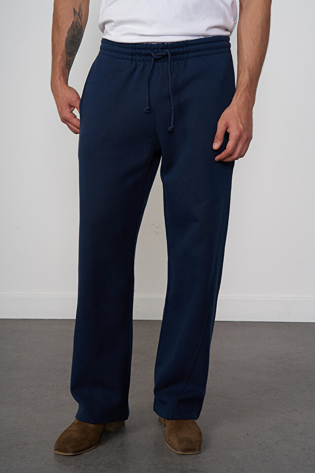 %100 Cotton Regular Fit Jogging Pantolon - 3