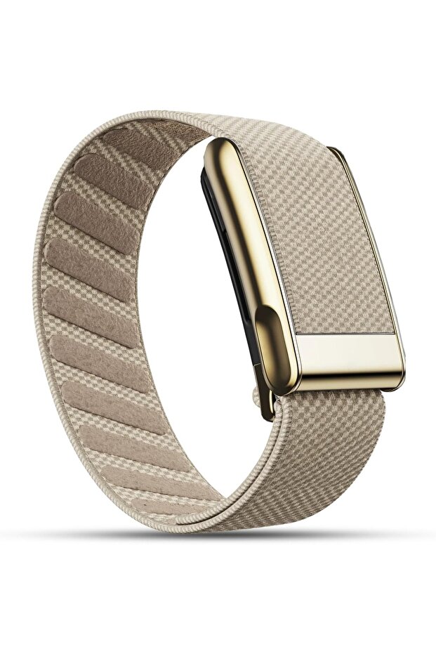 WHOOP 5.0, MG, Life Band| Stretchy Nylon Sport Replacement Band | Beige (Tracker not included)
