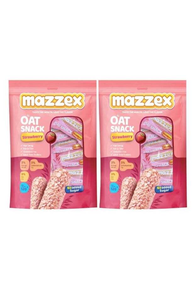 Oat Snack Strawberry, 120g Pack of 2 – Healthy Crunchy Oat Snack