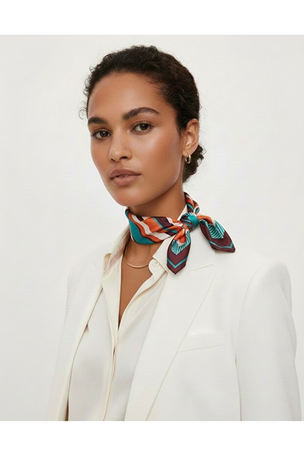 Lara Shawls Çok Desenli Fular - 1