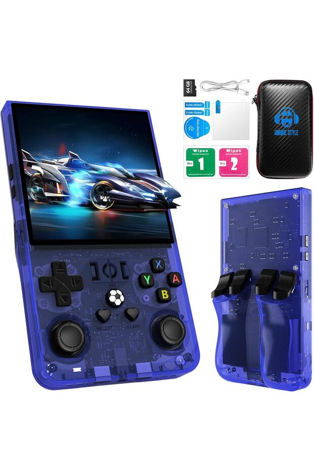 R36MAX Handheld Game Console, 2025 New Upgrade R36S Game Console, Portable Hand Held Open Source Lin