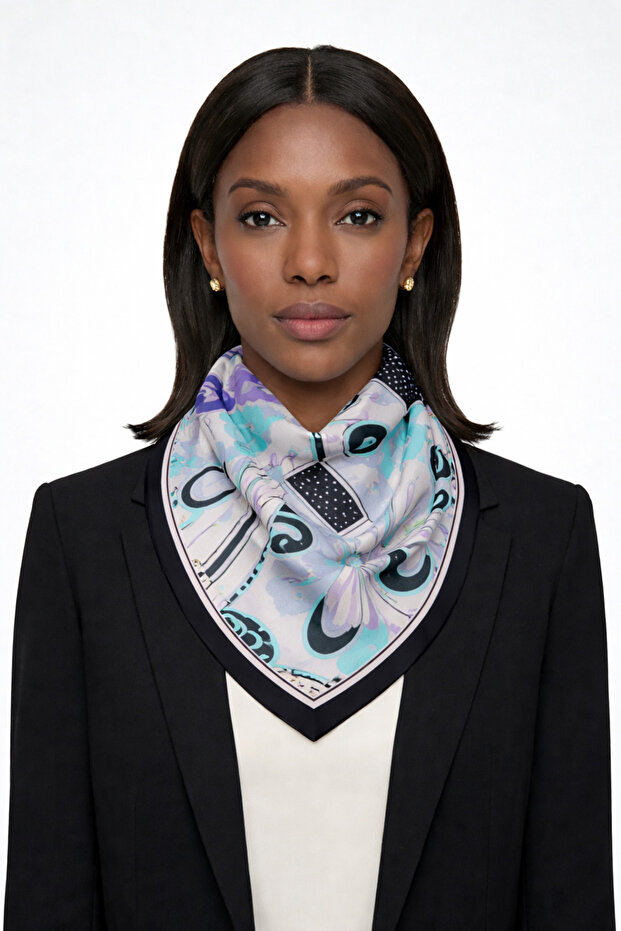 Blueberry Soft Touch Bandana