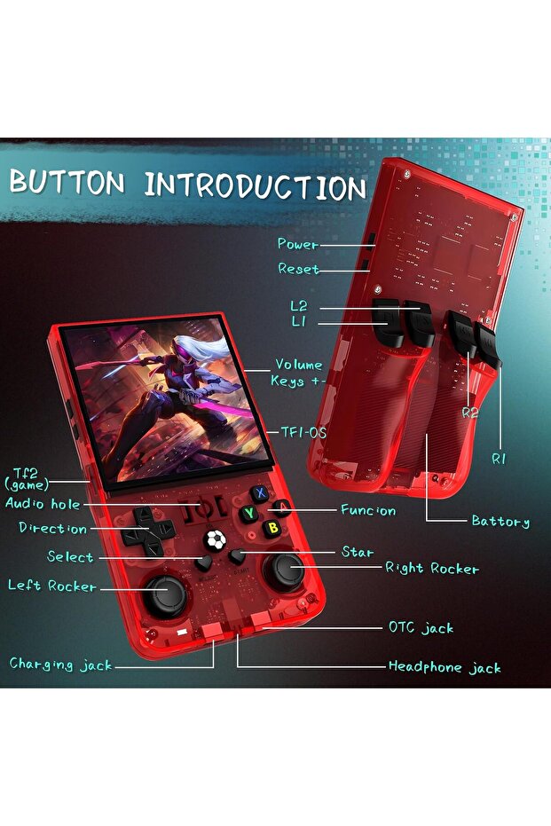 جهاز ألعاب محمول كلاسيكي R36MAX - 8