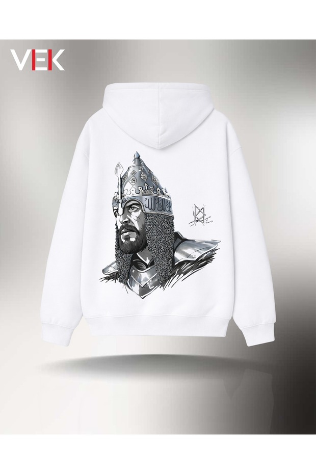 سويت شيرت هوديي ألبرسلان تصميم خاص قصة فضفاضة