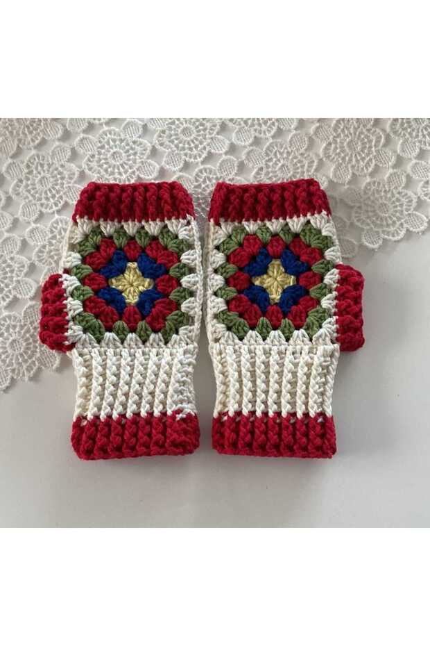 قفازات ميجاهان الملونة بدون أصابع - 1