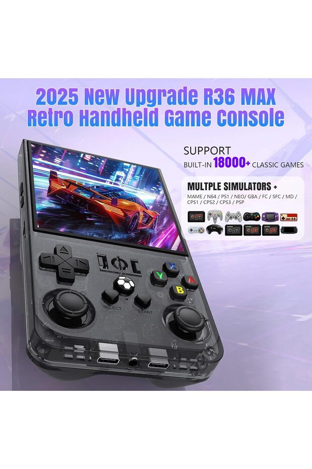 جهاز ألعاب محمول كلاسيكي R36MAX - 2