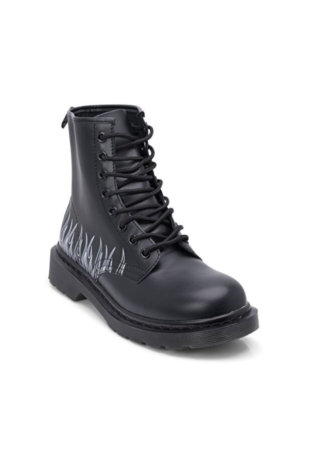 Дамски ботуши с с принт - 1