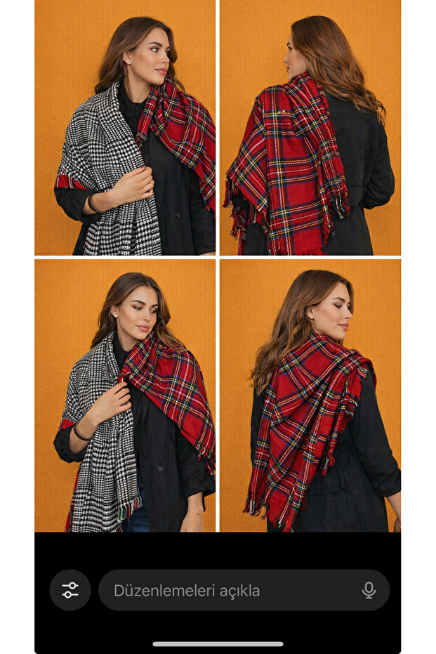 Painter's Hat & Shawl Set (2 Items) - 4