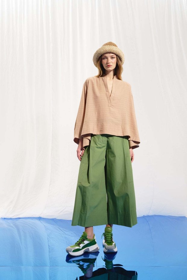 Light Brown Textured Shirt 17288