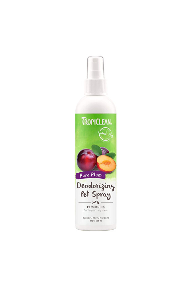 – Pure Plum Deodorizing Pet Spray, 8 oz, Long-Lasting Fresh Scent for Dogs & Cats