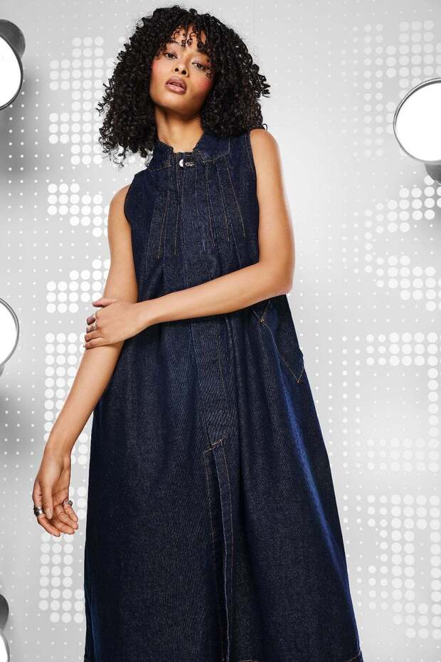 Mavi Elbise 15099 - 1