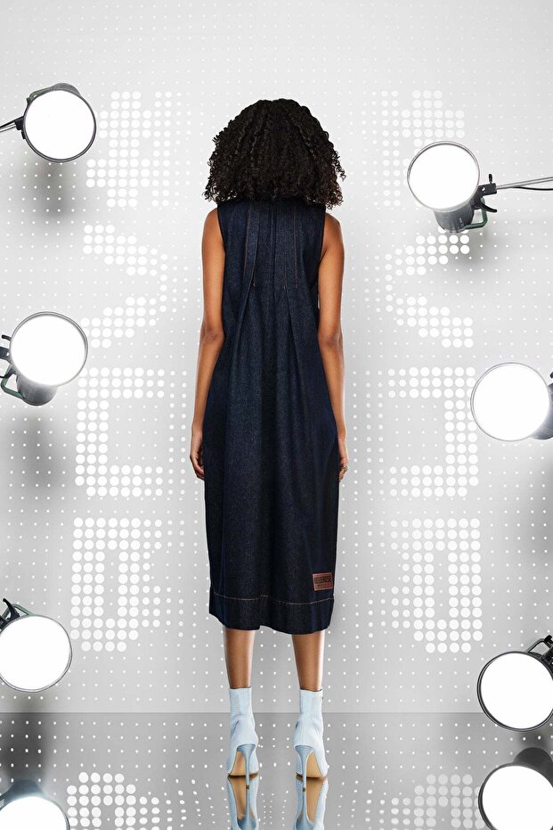 Mavi Elbise 15099 - 4