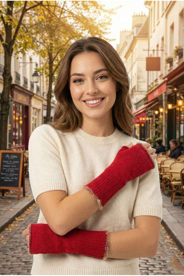 Lagranzé Stylish Touch Fingerless Women's Gloves