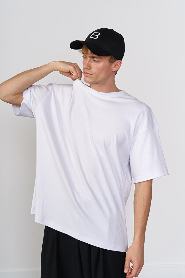 %100 Cotton Loose Tshirt - 1