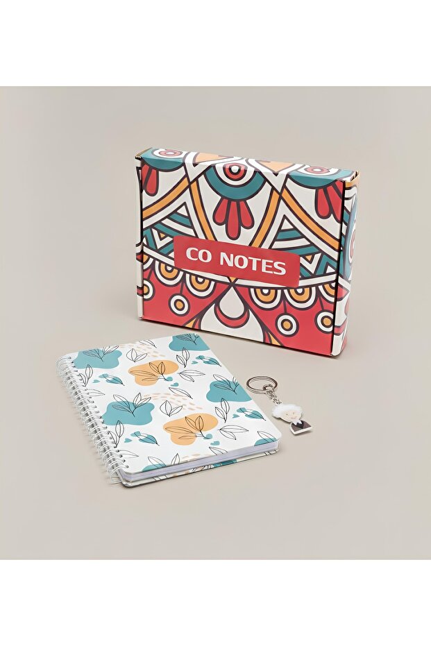 A5 Notebook & Keychain Set - 1