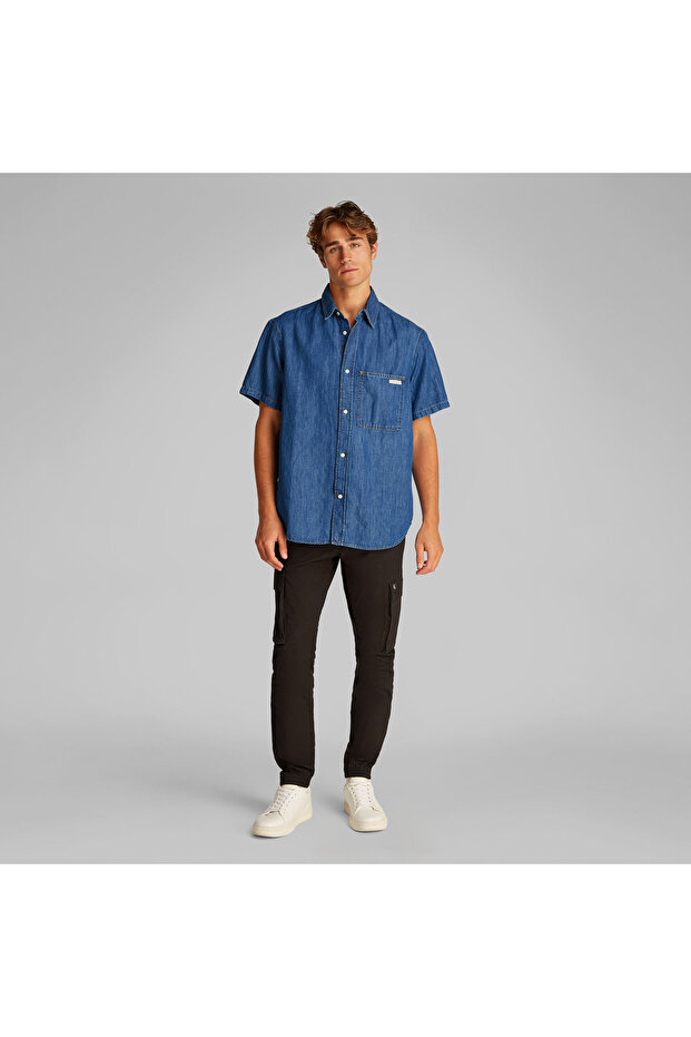 Regular Denim Erkek Gömlek - 2