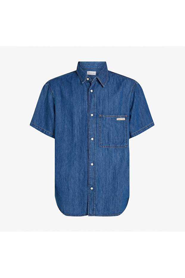 Regular Denim Erkek Gömlek - 4