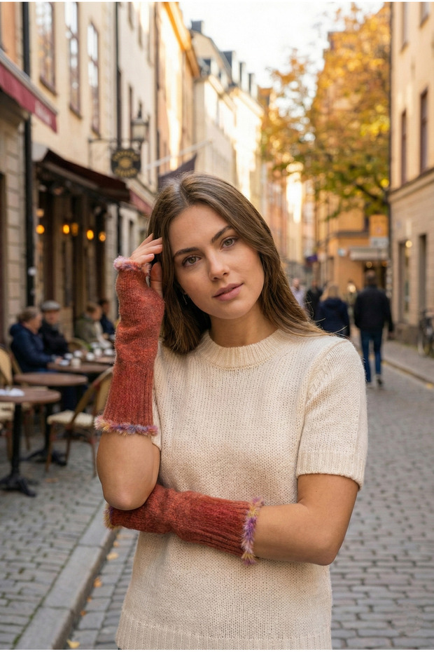 Lagranzé Stylish Touch Fingerless Women's Gloves