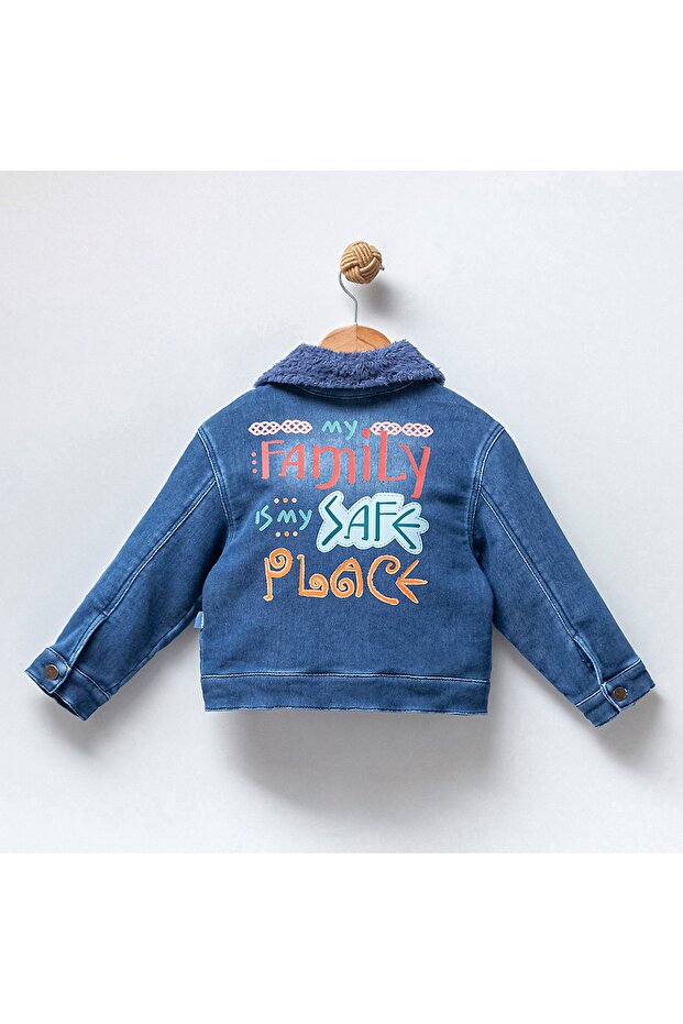 Baskılı Kot Ceket - 2