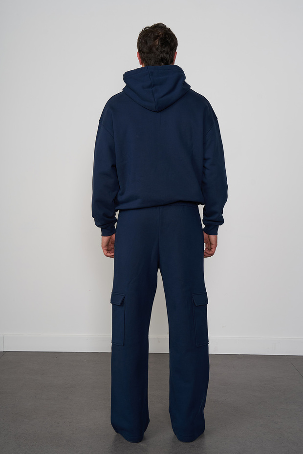 %100 Cotton Kargo Jogging Pantolon - 4