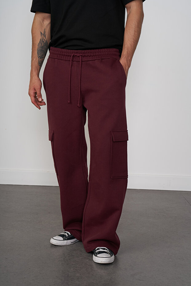 %100 Cotton Kargo Jogging Pantolon - 3