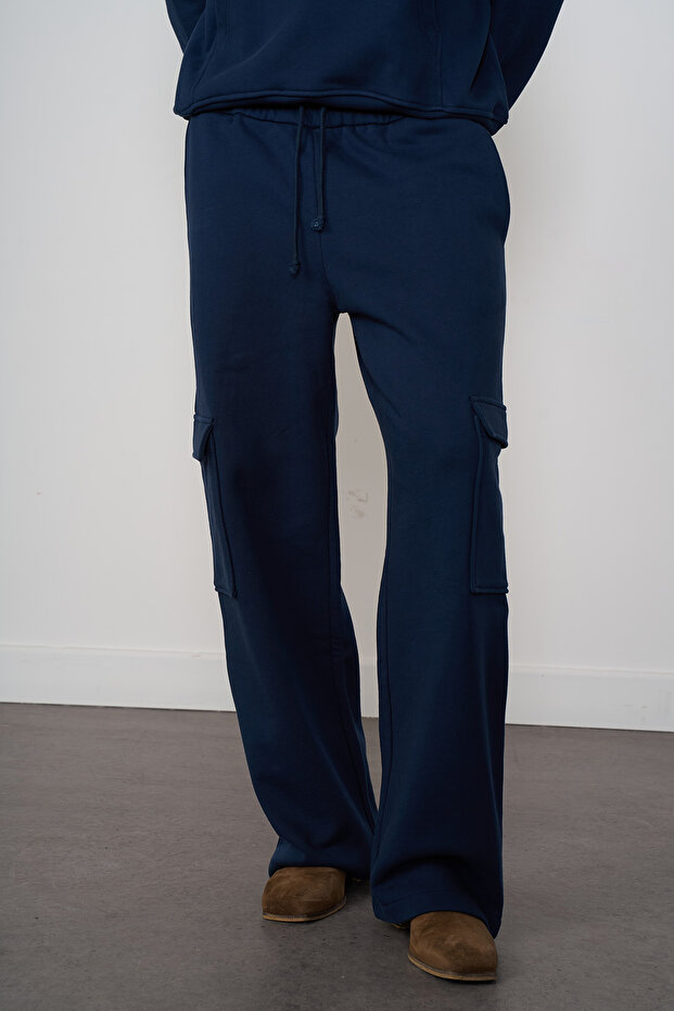 %100 Cotton Kargo Jogging Pantolon - 3