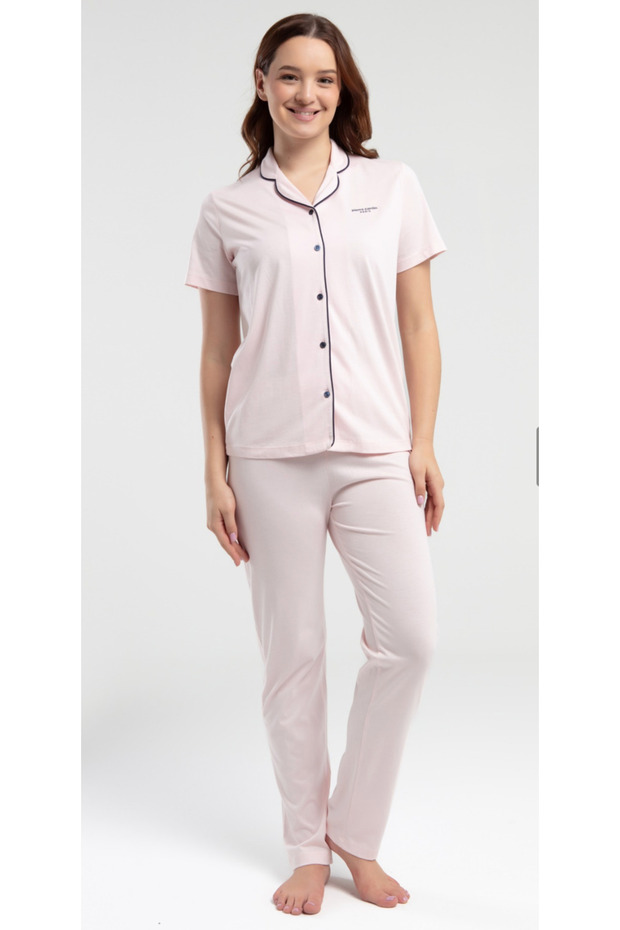 Women'S, Shirt Collar, Exclusive, Modal, (with Sleep Socks Gift), Pajama Set