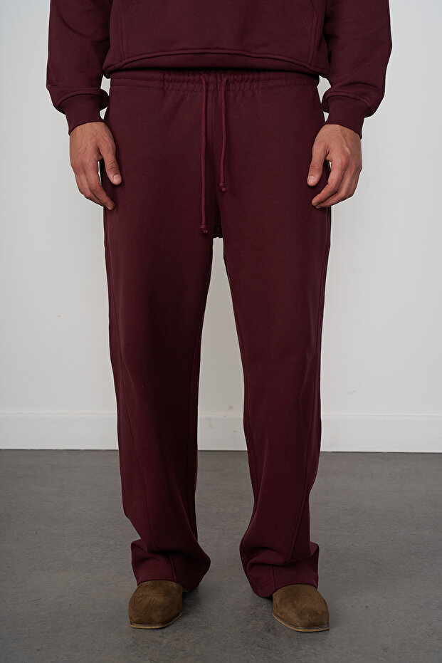 %100 Cotton Regular Fit Jogging Pantolon - 3