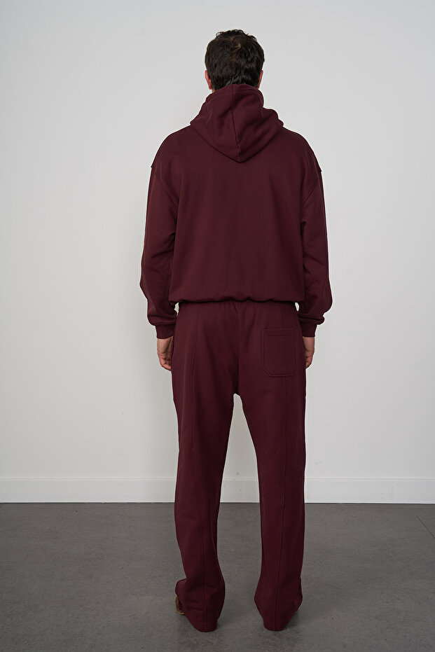 %100 Cotton Regular Fit Jogging Pantolon - 4