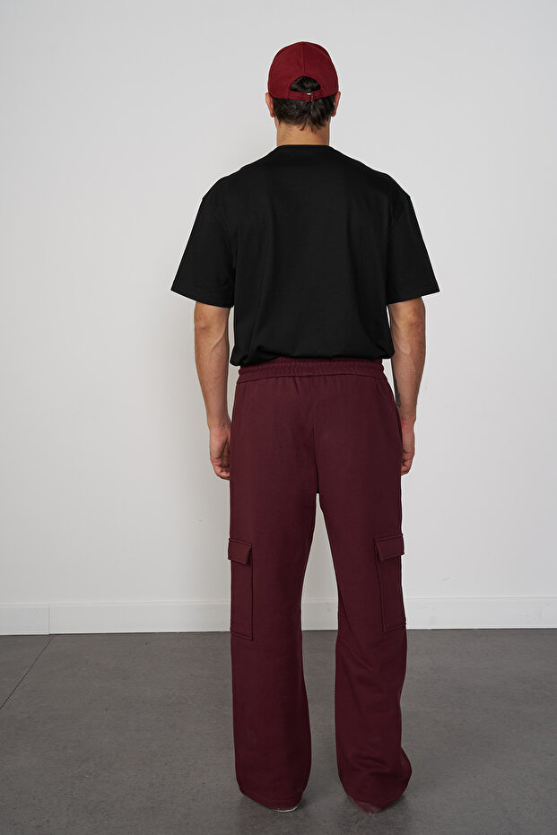 %100 Cotton Kargo Jogging Pantolon - 4