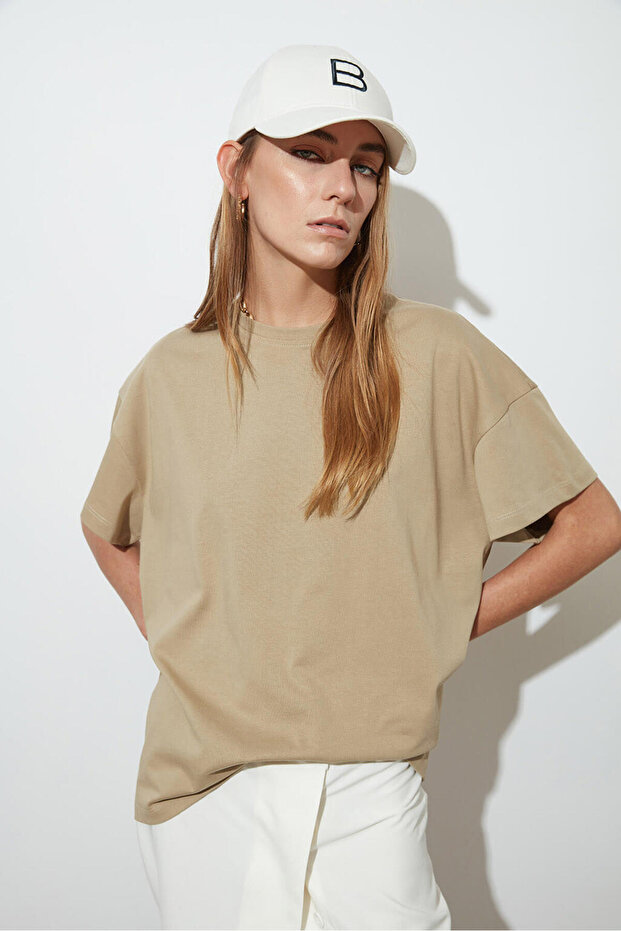 Oversize Kompakt Tshirt - 1